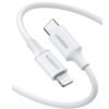 Ugreen USB C To Lightning M/M Cable Rubber Shell 60W 1M White