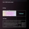 AULA F3061 61Keys Wired RGB Gaming Membrane Keyboard