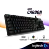Logitech G512 Carbon Lightsync RGB Wired Mechanical Gaming Keyboard with GX Switches