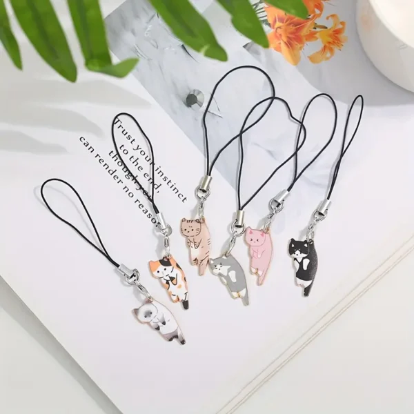 Cute Cat Phone Strap Lanyards