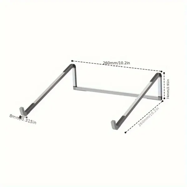 Sleek Aluminum Alloy Laptop Stand