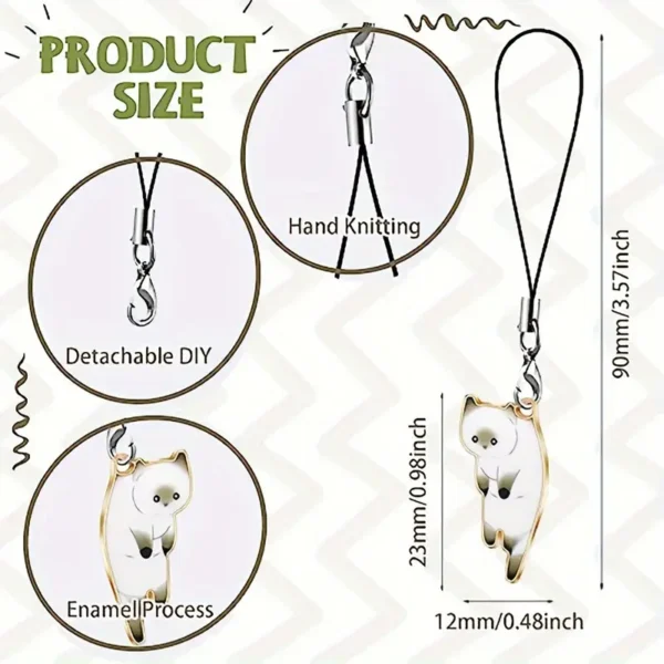 Cute Cat Phone Strap Lanyards