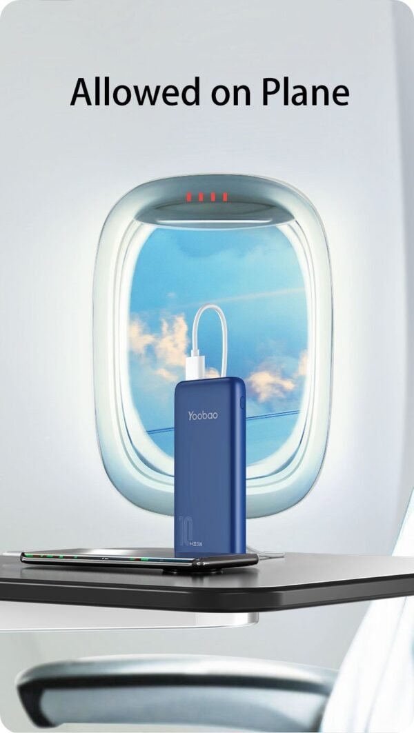 Yoobao D10Q 10000mAh 22.5W Super Fast Charge Slim Power Bank Support PD/SCP/FCP/QC3.0 with Dual Outputs