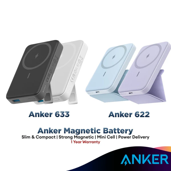 my-11134207-7r98w-lnh0df36e7p9cc.webp Anker 633 Magnetic Battery 10000mAh / Anker 622 Magnetic Battery 5000mAh