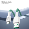 ALPHA·X ALUSB 2C Data Cable USB A to Type C 1.2m Braided Cable Heat Protection (Green)